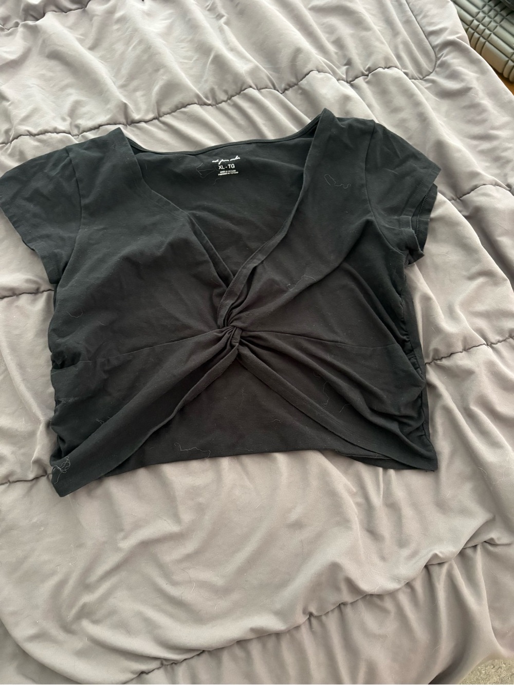 Urban Outfitters Black Crop Top